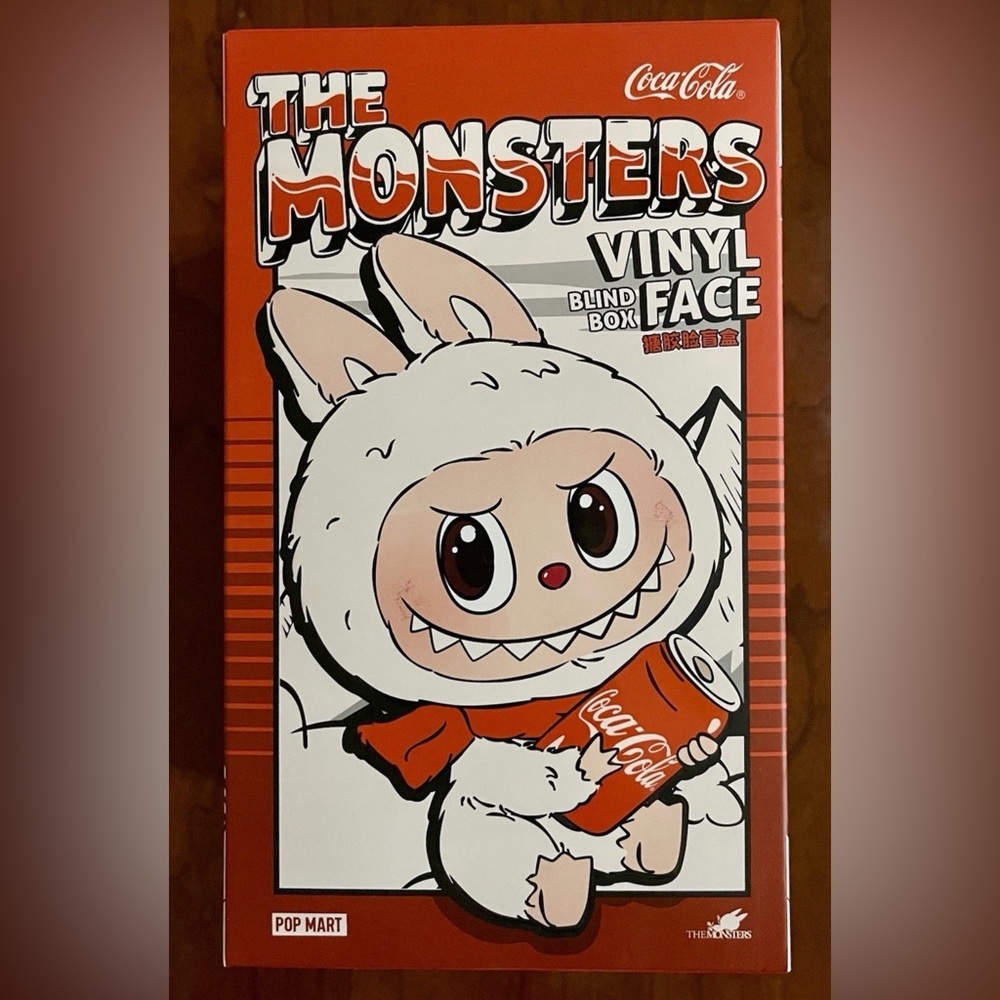 Coca-Cola Red and White Collectible Labubu Blind Box